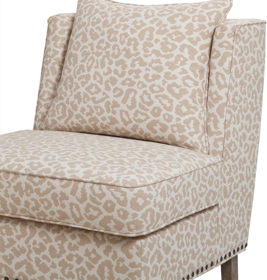 Olliix.com Accent Chairs - Dexter Armless Shelter Chair Multicolor
