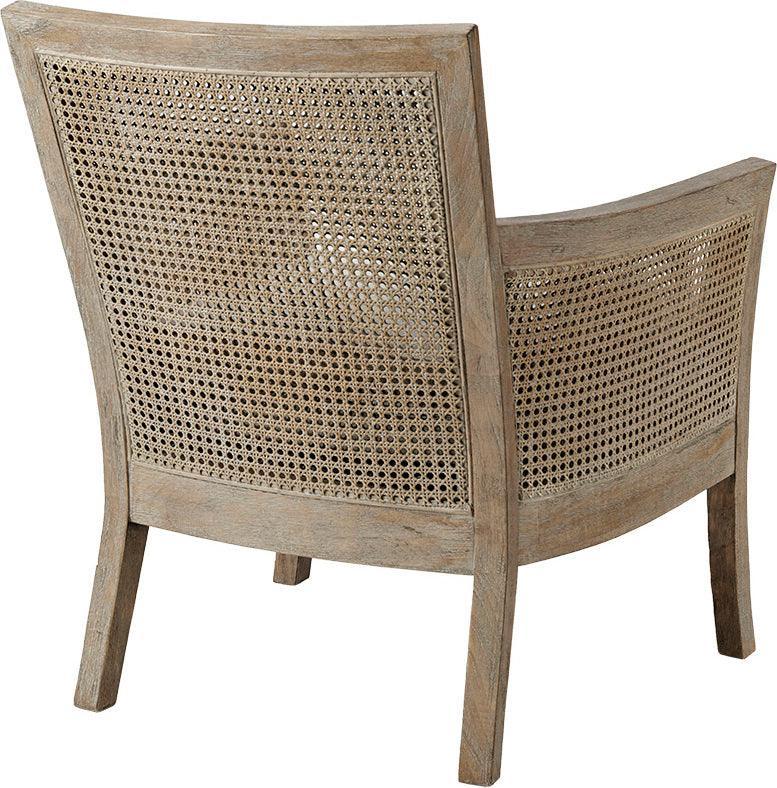 Olliix.com Accent Chairs - Diedra Accent Chair Cream & Reclaimed Natural
