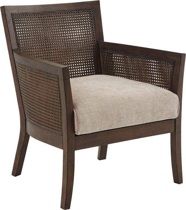Olliix.com Accent Chairs - Diedra Accent Chair Tan & Espresso