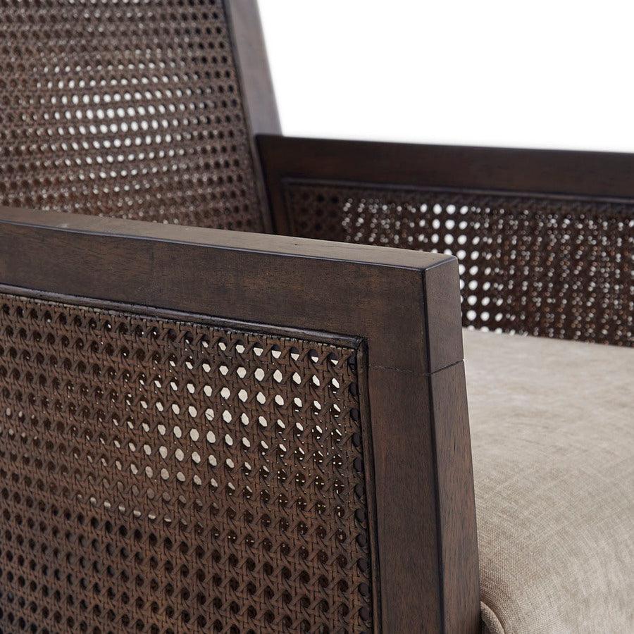Olliix.com Accent Chairs - Diedra Accent Chair Tan & Espresso