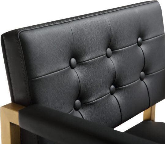 Tov Furniture Barstools - Director Black Gold Steel Barstool