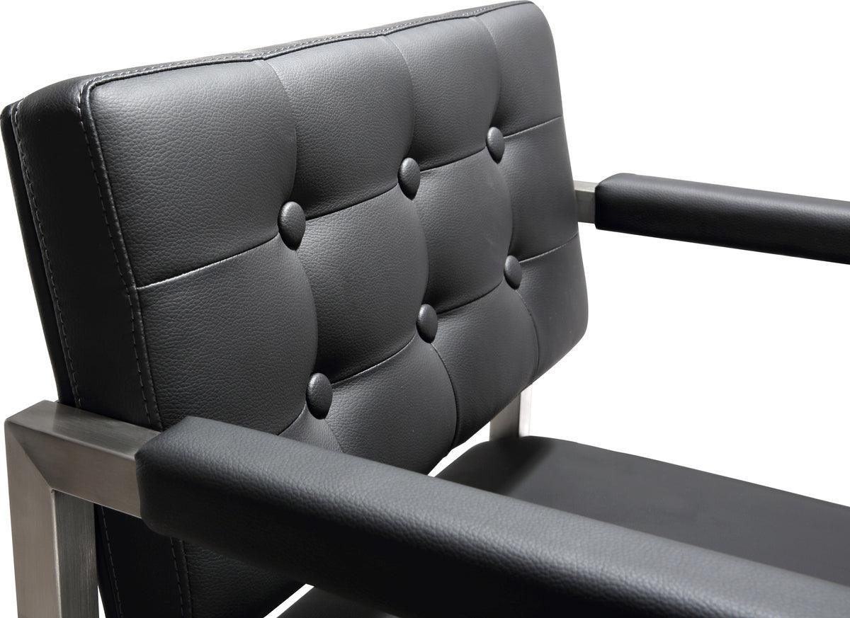 Tov Furniture Barstools - Director Black Stainless Steel Counter Stool