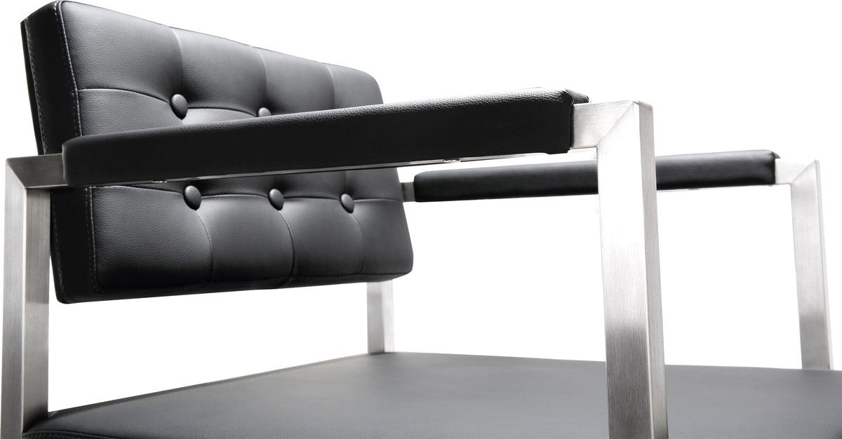 Tov Furniture Barstools - Director Black Stainless Steel Counter Stool