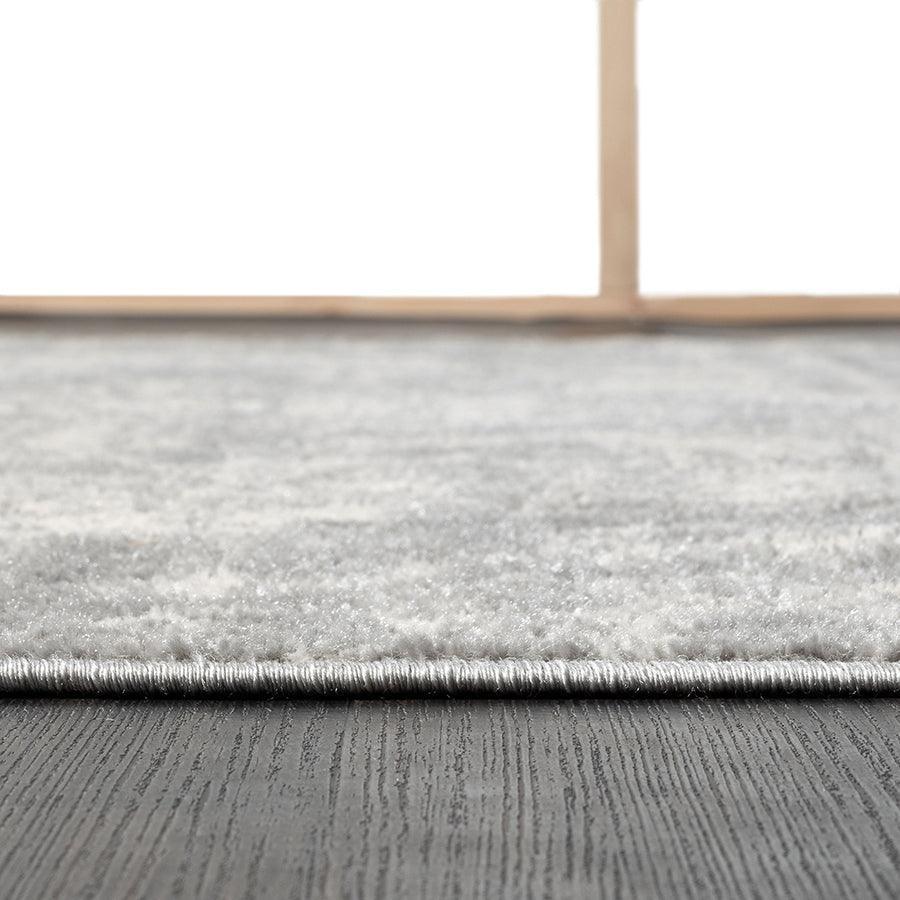 Olliix.com Indoor Rugs - Distressed Medallion Woven Area Rug Cream|Grey MP35-8058