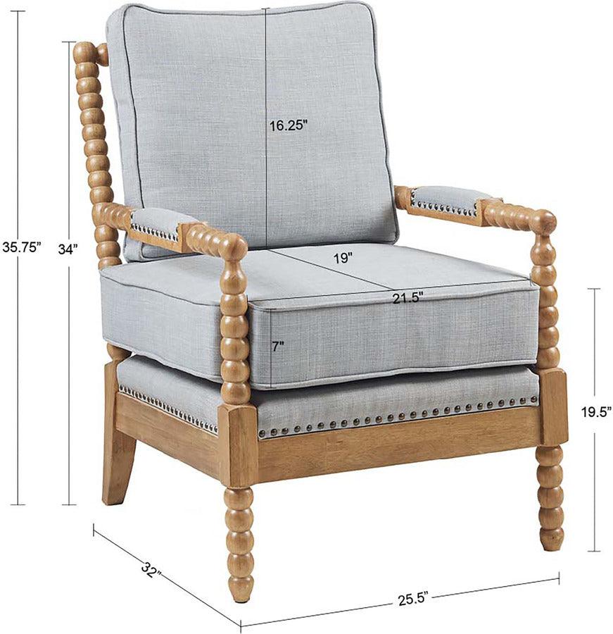 Olliix.com Accent Chairs - Donohue Accent chair Light Blue