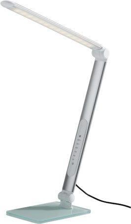 Adesso Desk Lamps - Douglas LED Desk Lamp Matte Silver