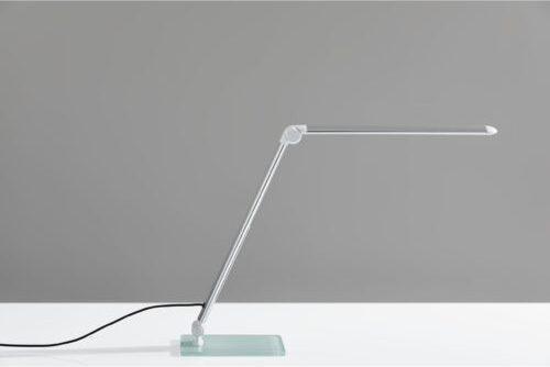 Adesso Desk Lamps - Douglas LED Desk Lamp Matte Silver