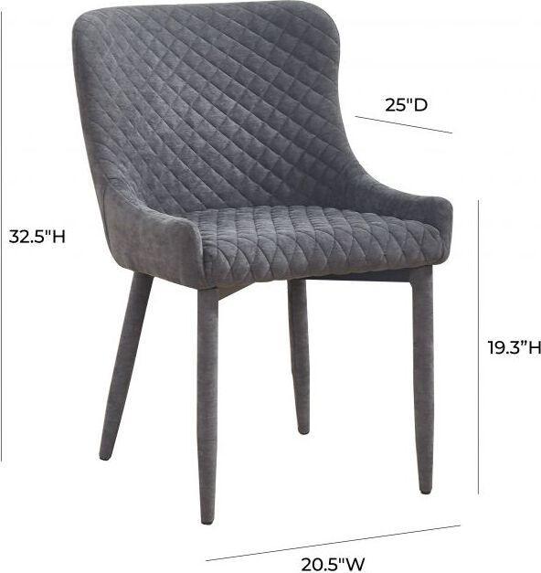 Tov Furniture Accent Chairs - Draco Gray Chair