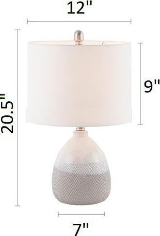 Olliix.com Table Lamps - Driggs Table Lamp Gray