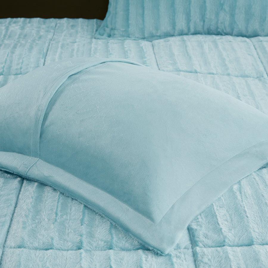 Olliix.com Comforters & Blankets - Duke Full/Queen Comforter Mini Set Aqua