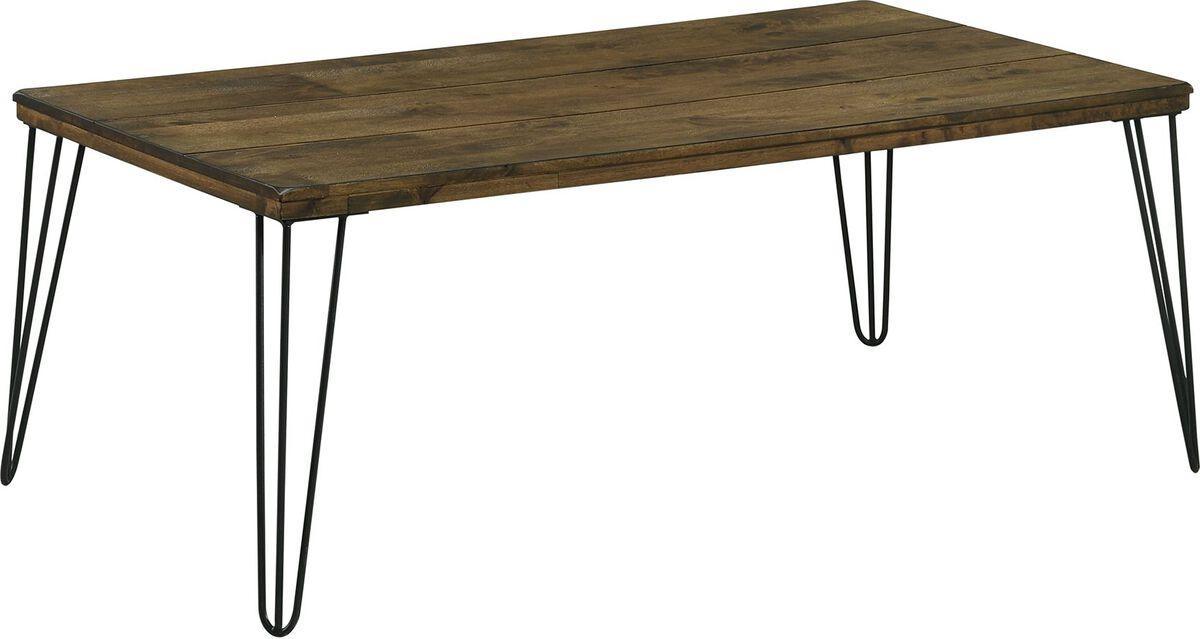 Elements Living Room Sets - Dunbar 2PC Occasional Table Set Walnut