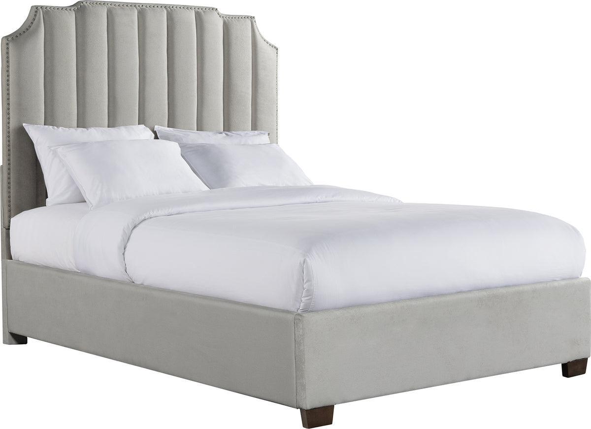 Elements Beds - Duncan King Upholstered Bed Gray