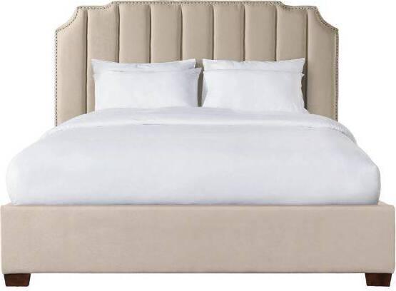 Elements Beds - Duncan Queen Upholstered Bed Sand