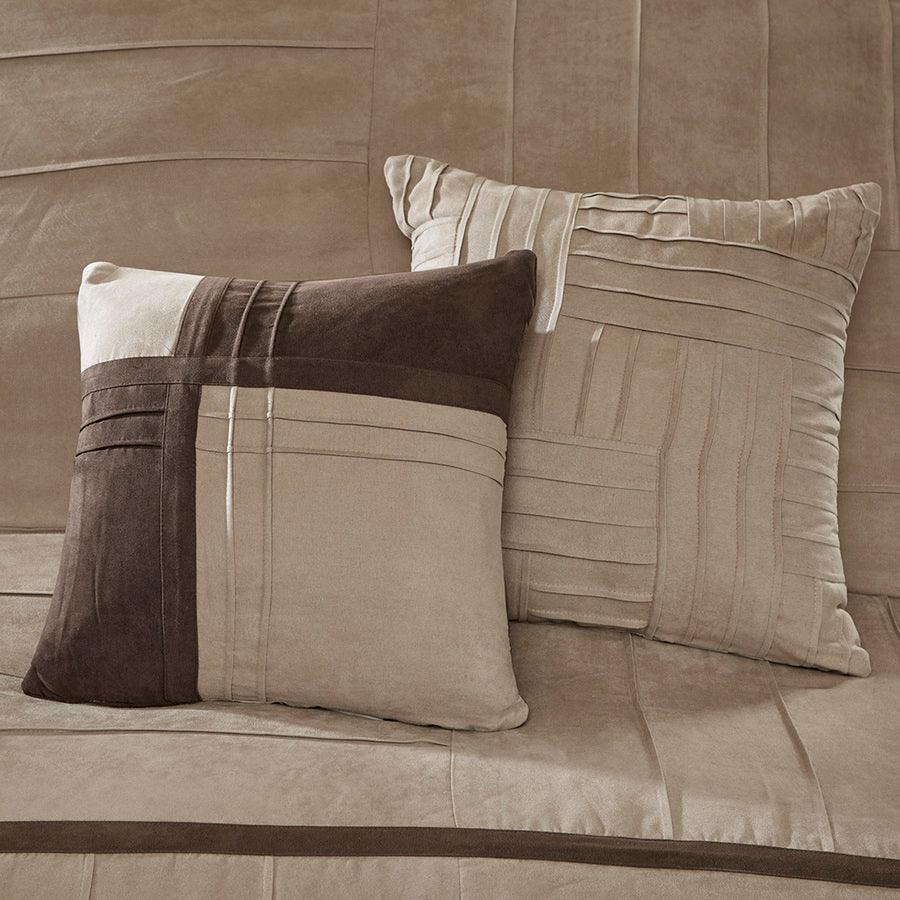 Olliix.com Comforters & Blankets - Dune Global Inspired 7 Piece Comforter Set Beige King