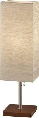 Adesso Table Lamps - Dune Table Lamp Walnut & White