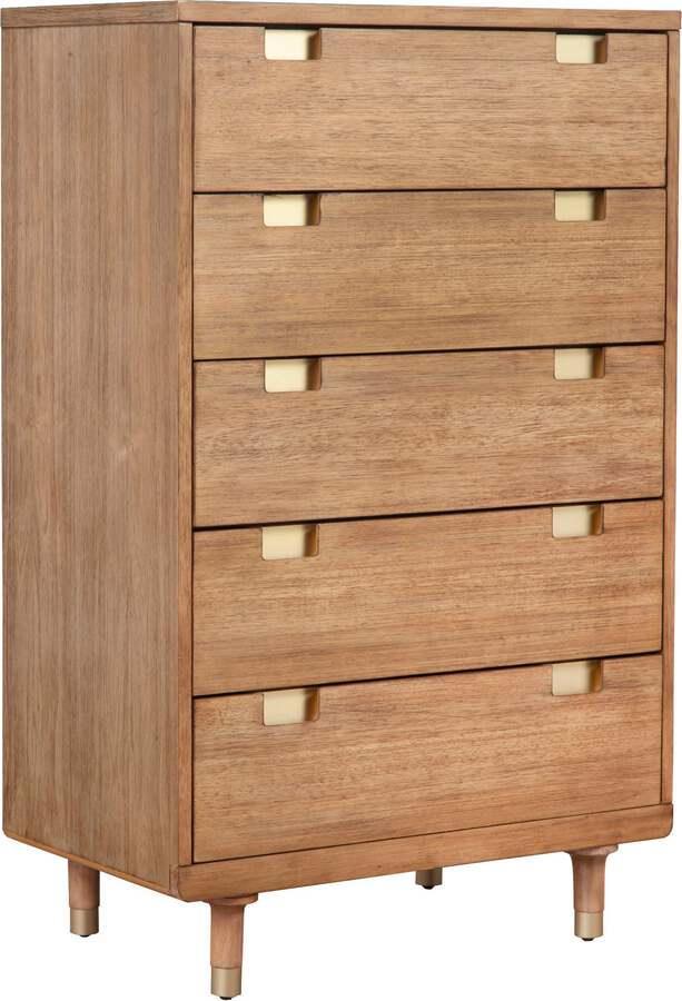 Alpine Furniture Dressers - Easton Five Drawer Chest