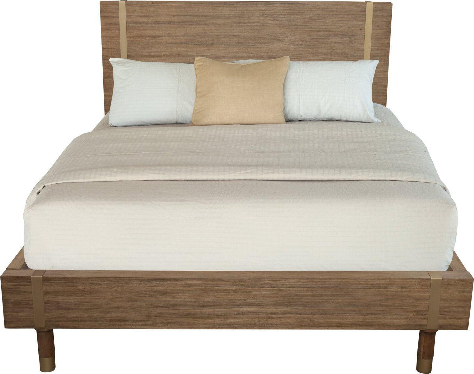 Alpine Furniture Beds - Easton Full Platform Bed Sand