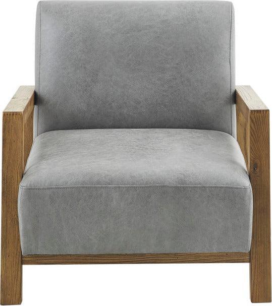 Olliix.com Accent Chairs - Easton Low Profile Accent Chair Gray