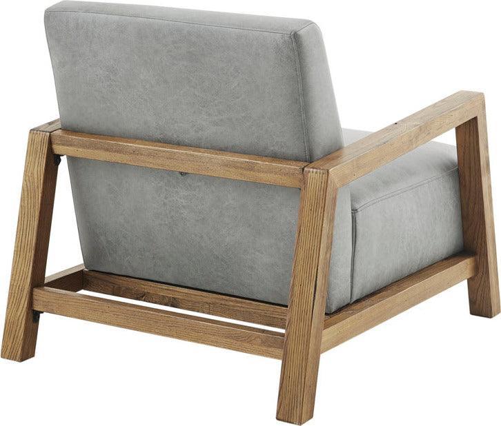 Olliix.com Accent Chairs - Easton Low Profile Accent Chair Gray