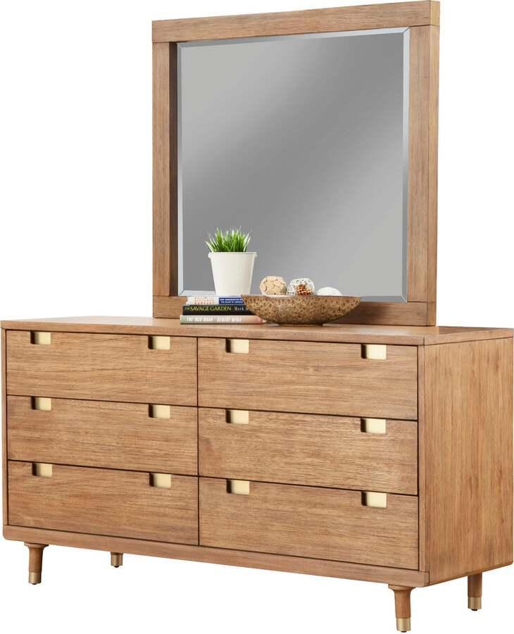 Alpine Furniture Dressers - Easton Six Drawer Dressser
