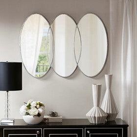 Olliix.com Mirrors - Eclipse Decor Mirror Antique Silver