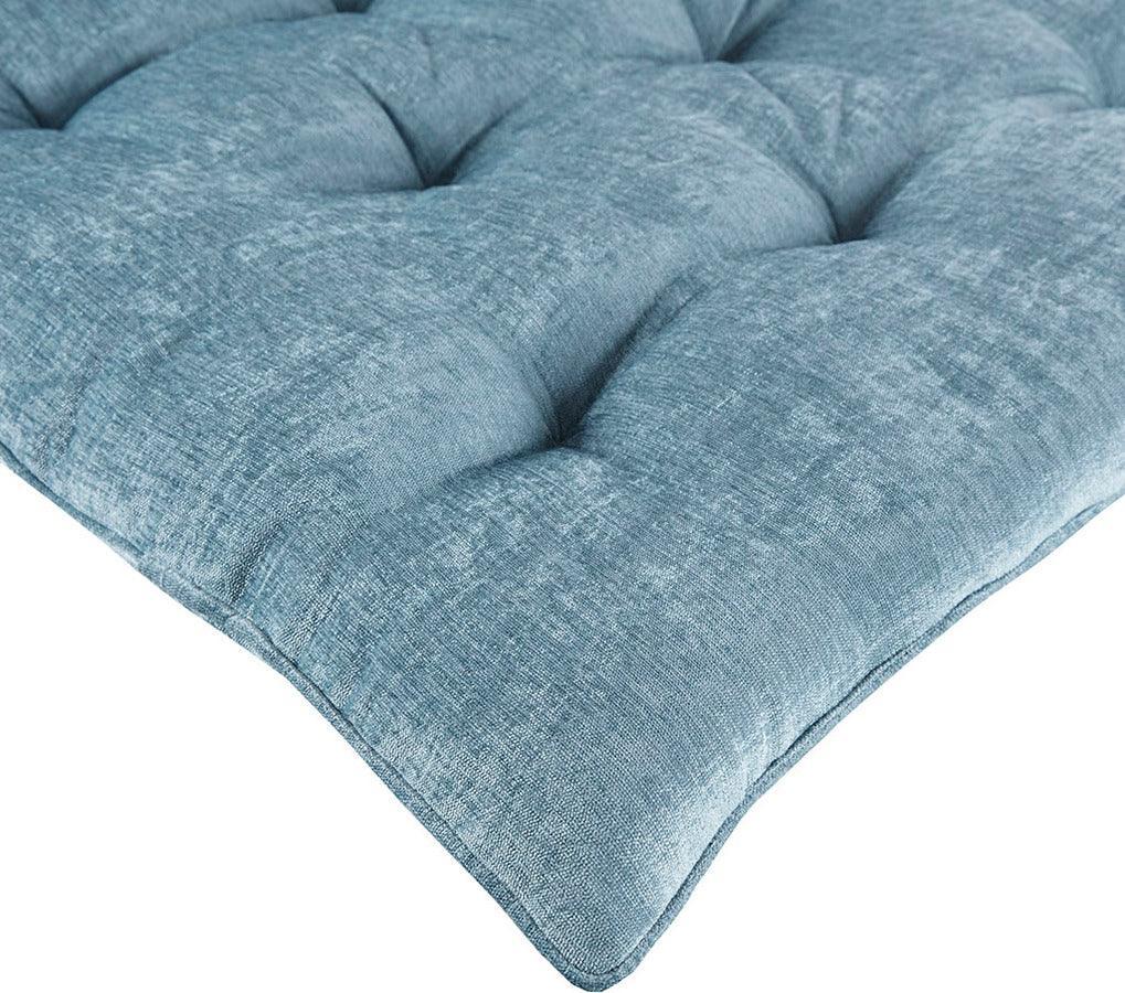 Olliix.com Pillows & Throws - Edelia Poly Chenille Lounge Floor Pillow Cushion Aqua