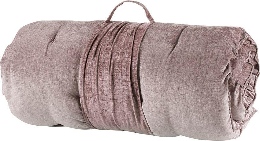Olliix.com Pillows & Throws - Edelia Poly Chenille Lounge Floor Pillow Cushion Blush