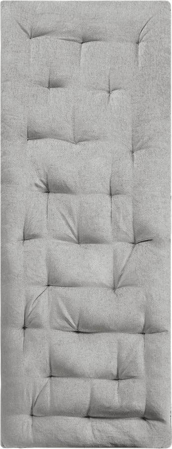 Olliix.com Pillows & Throws - Edelia Poly Chenille Lounge Floor Pillow Cushion Gray