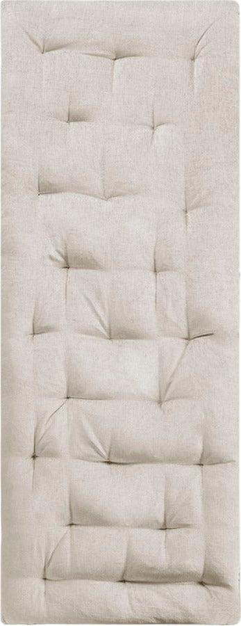 Olliix.com Pillows & Throws - Edelia Poly Chenille Lounge Floor Pillow Cushion Ivory