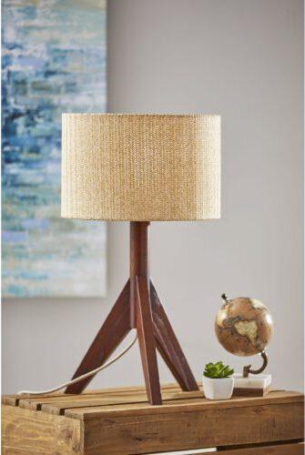 Adesso Table Lamps - Eden 23.5" Table Lamp Walnut