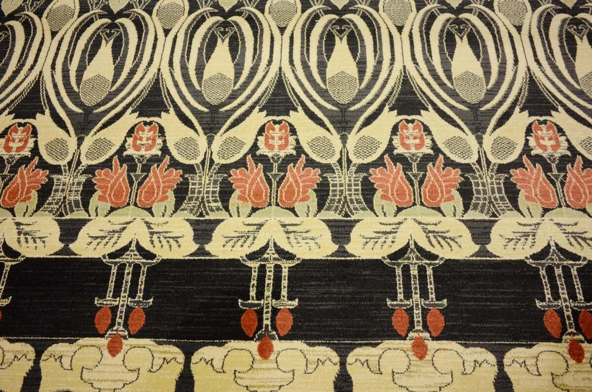 Unique Loom Indoor Rugs - Edinburgh Bohemian Palace Rectangular Rug Black