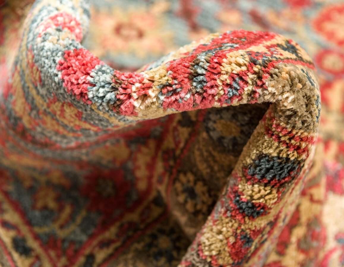 Unique Loom Indoor Rugs - Edinburgh Bohemian Palace Rectangular Rug Light Blue