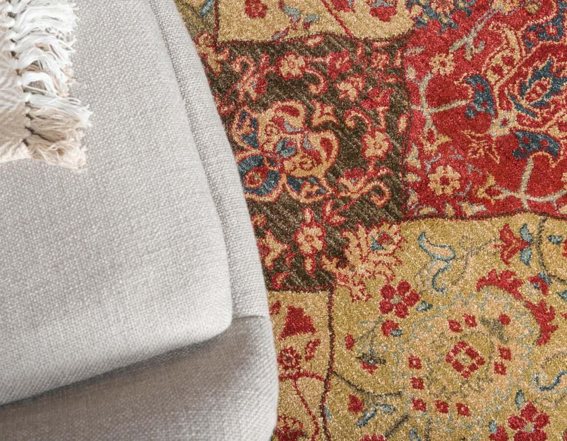 Unique Loom Indoor Rugs - Edinburgh Bohemian Palace Rectangular Rug Multi