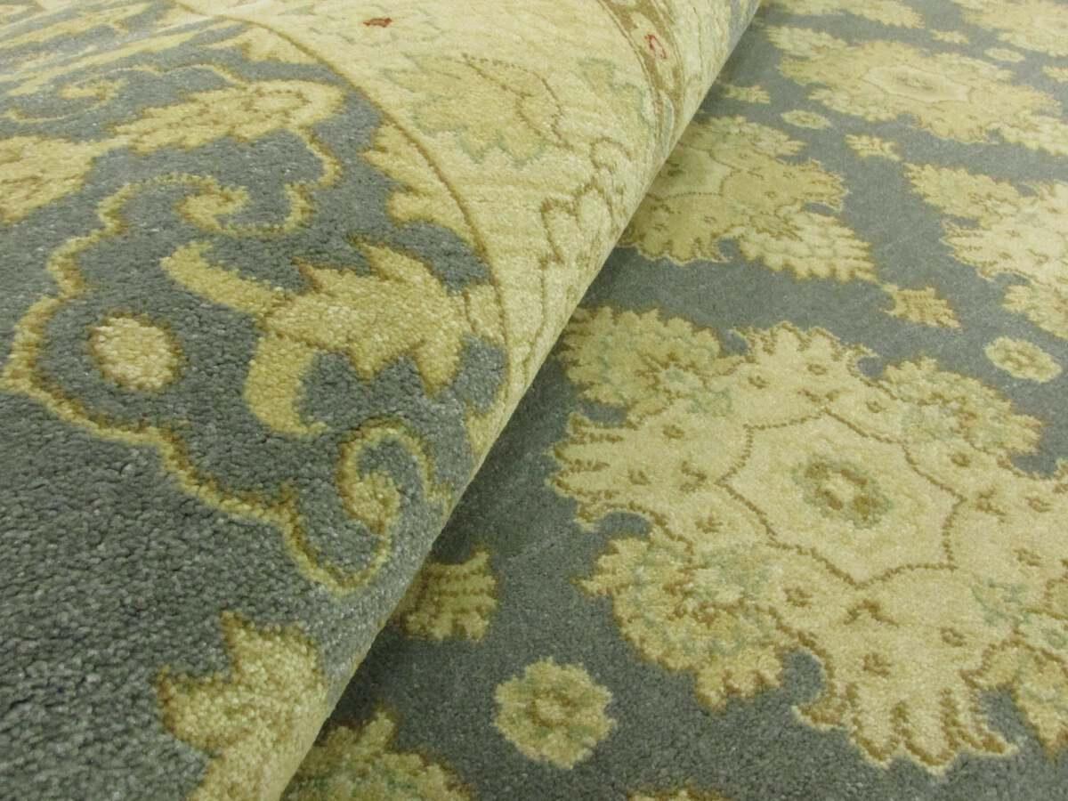 Unique Loom Indoor Rugs - Edinburgh Geometric Palace Blue & Beige