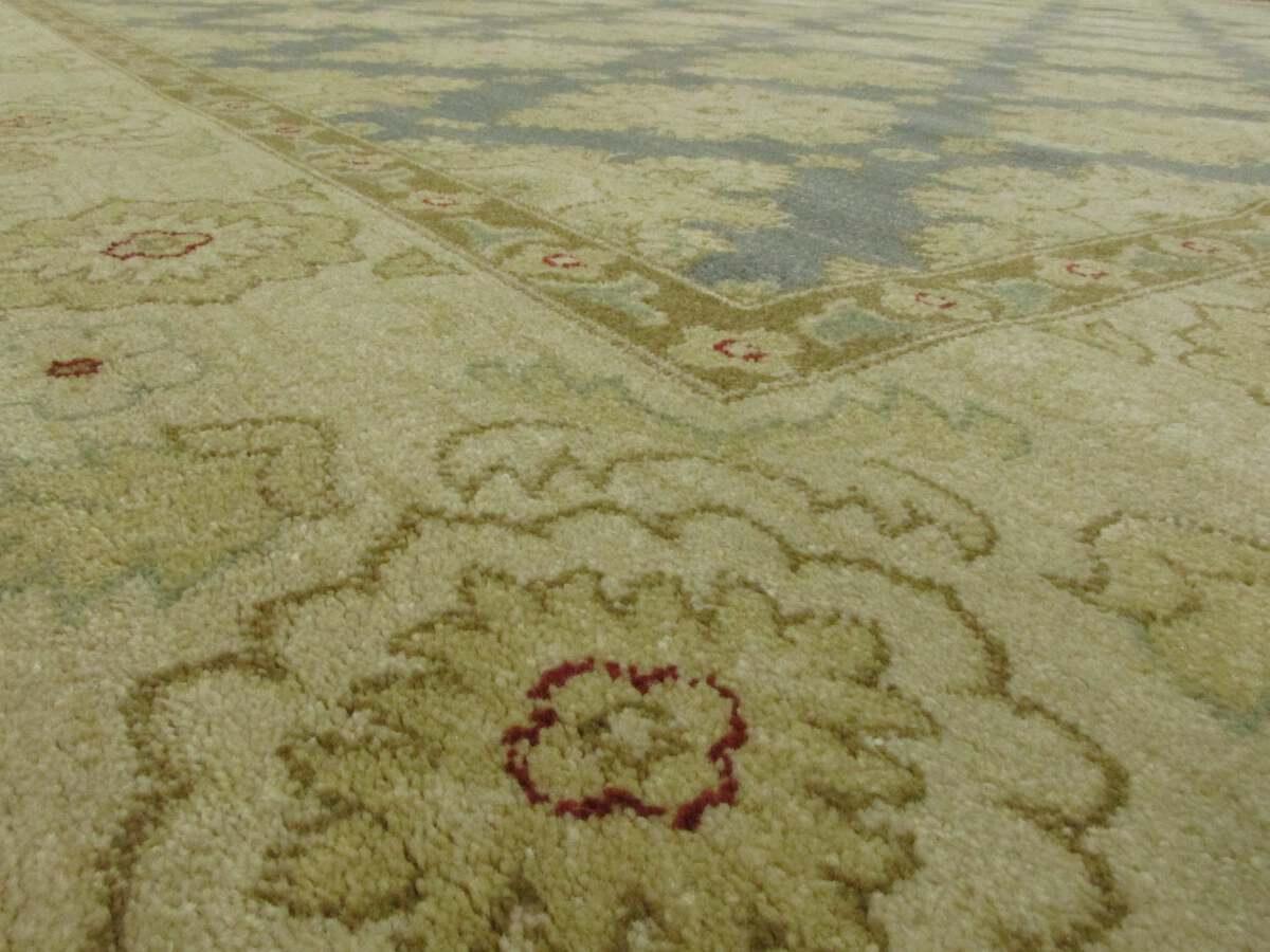 Unique Loom Indoor Rugs - Edinburgh Geometric Palace Blue & Beige
