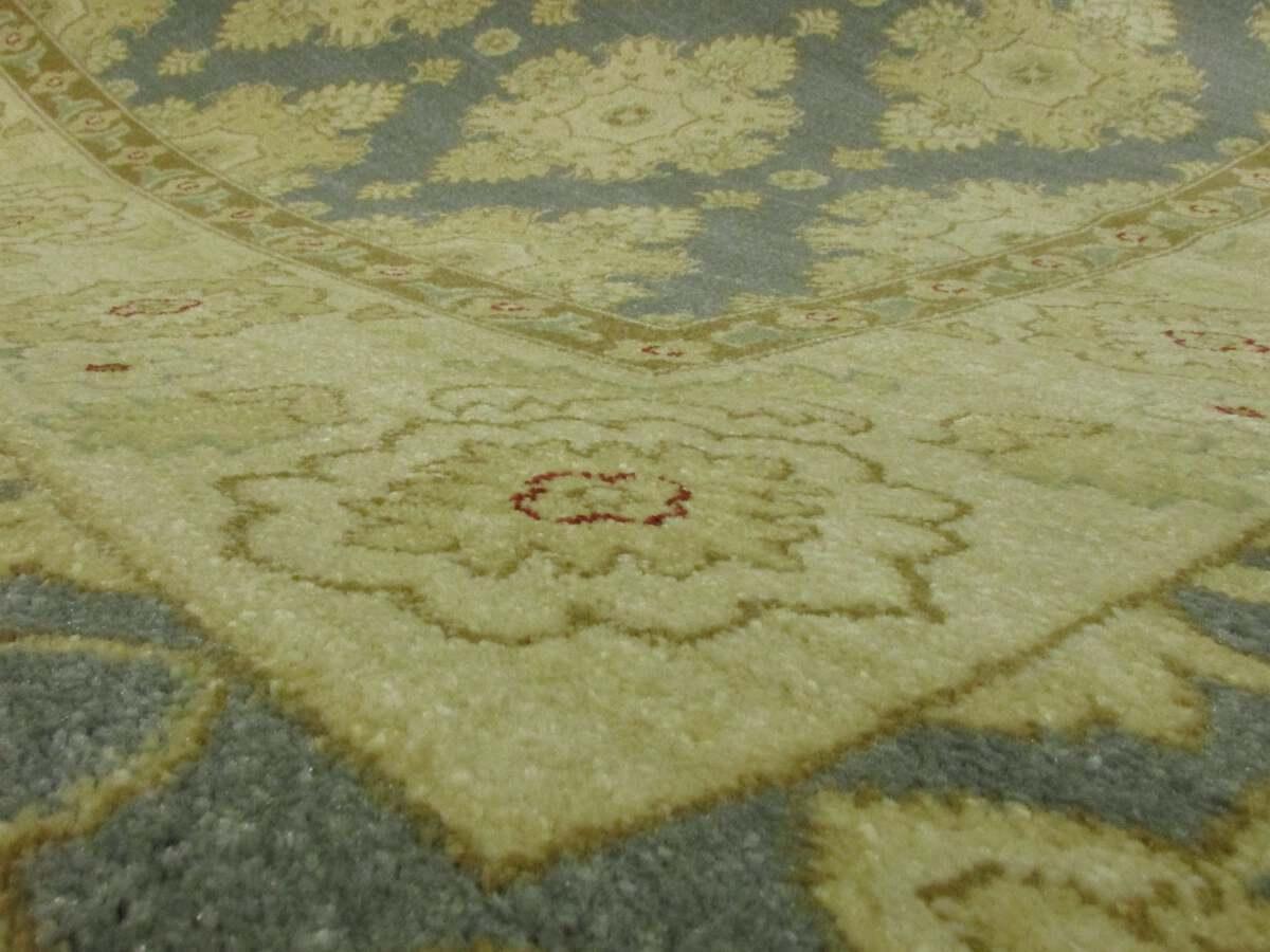 Unique Loom Indoor Rugs - Edinburgh Geometric Palace Blue & Beige