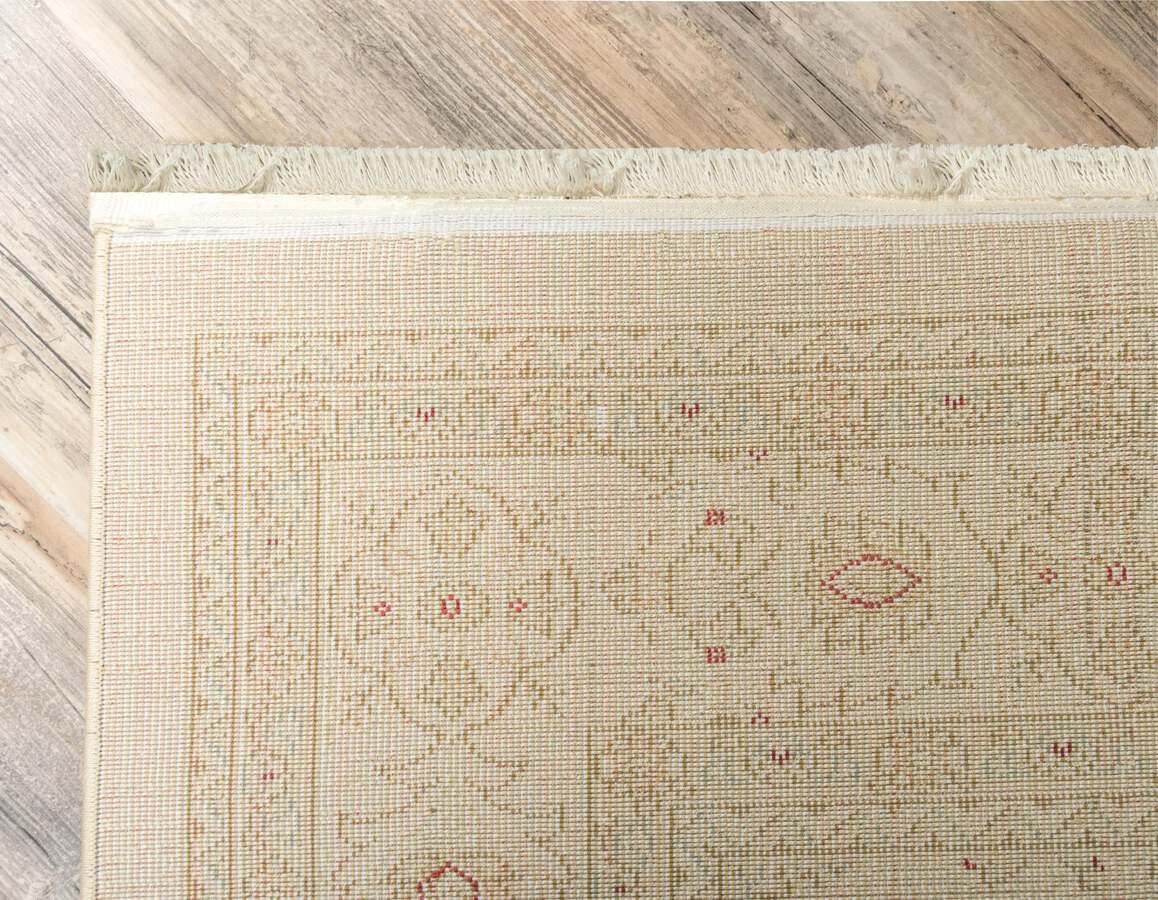 Unique Loom Indoor Rugs - Edinburgh Traditional Palace Rectangular Rug Beige/Light Green