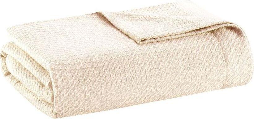 Olliix.com Comforters & Blankets - Egyptian Cotton Full | Queen Blanket Ivory