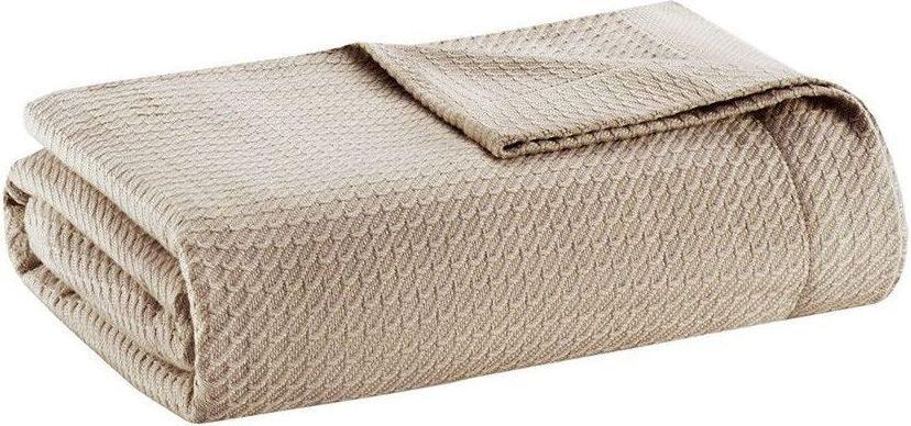 Olliix.com Comforters & Blankets - Egyptian Cotton King Blanket Khaki