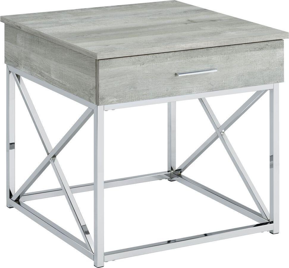 Elements Side & End Tables - Eliott End Table Gray