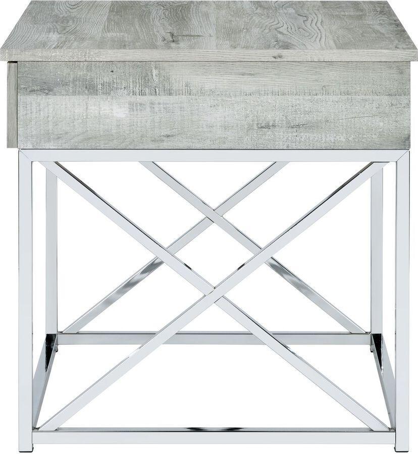 Elements Side & End Tables - Eliott End Table Gray