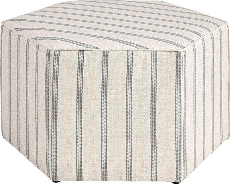 Olliix.com Ottomans & Stools - Ellen Farm House Cocktail Ottoman 32"W x 32"D x 18"H Natural