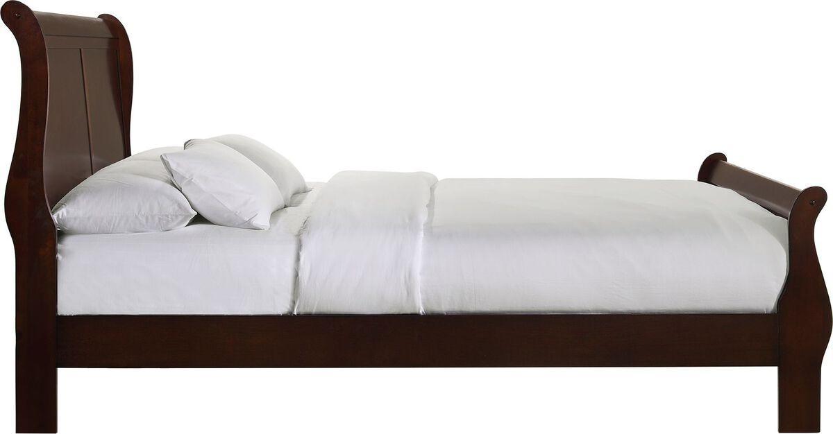 Elements Bedroom Sets - Ellington Full Panel 5Pc Bedroom Set In Cherry