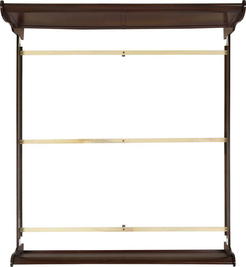 Elements Bedroom Sets - Ellington King Panel 5Pc Bedroom Set In Cherry