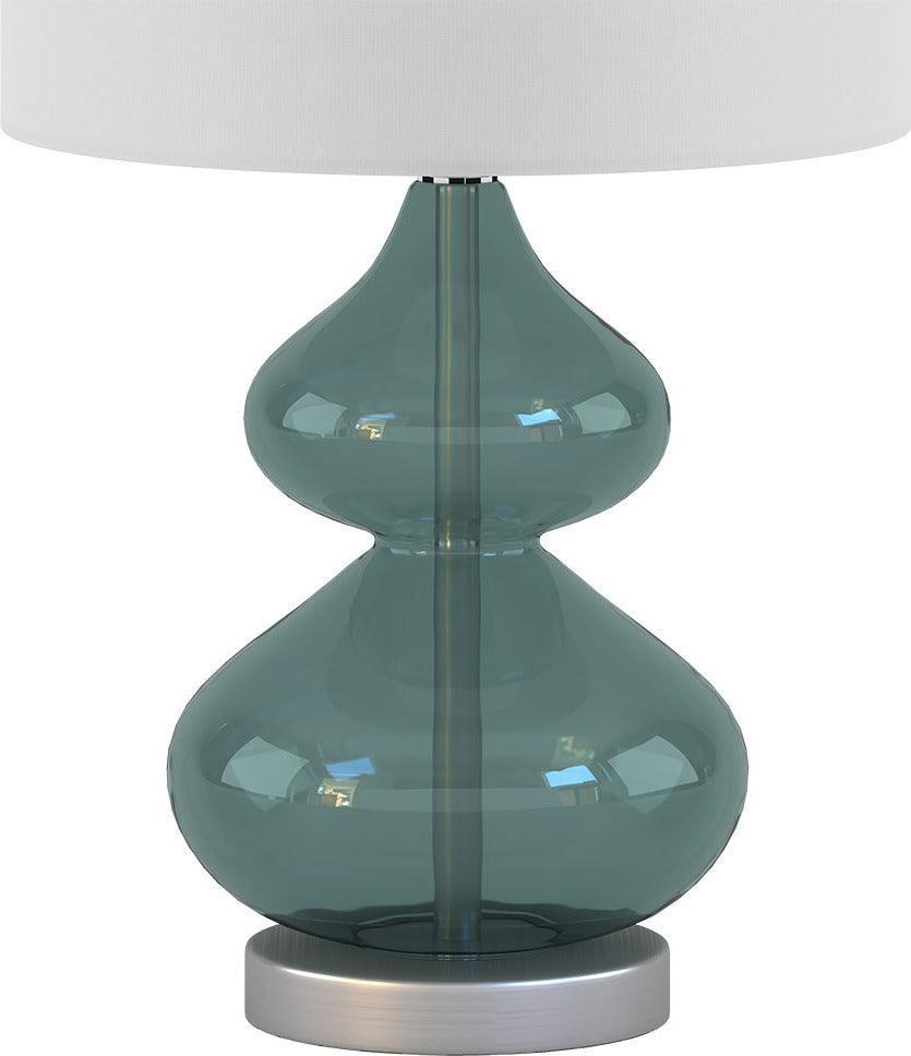 Olliix.com Table Lamps - Ellipse Table Lamp Blue (Set of 2)