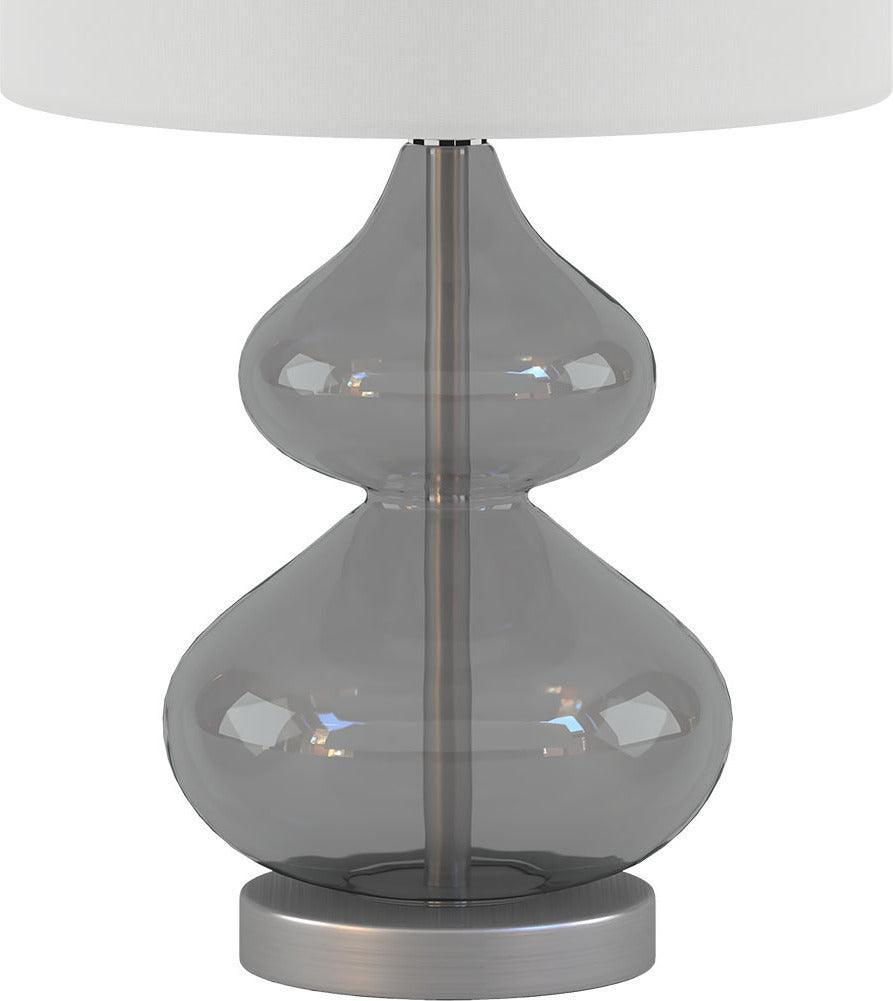 Olliix.com Table Lamps - Ellipse Table Lamp Gray (Set of 2)