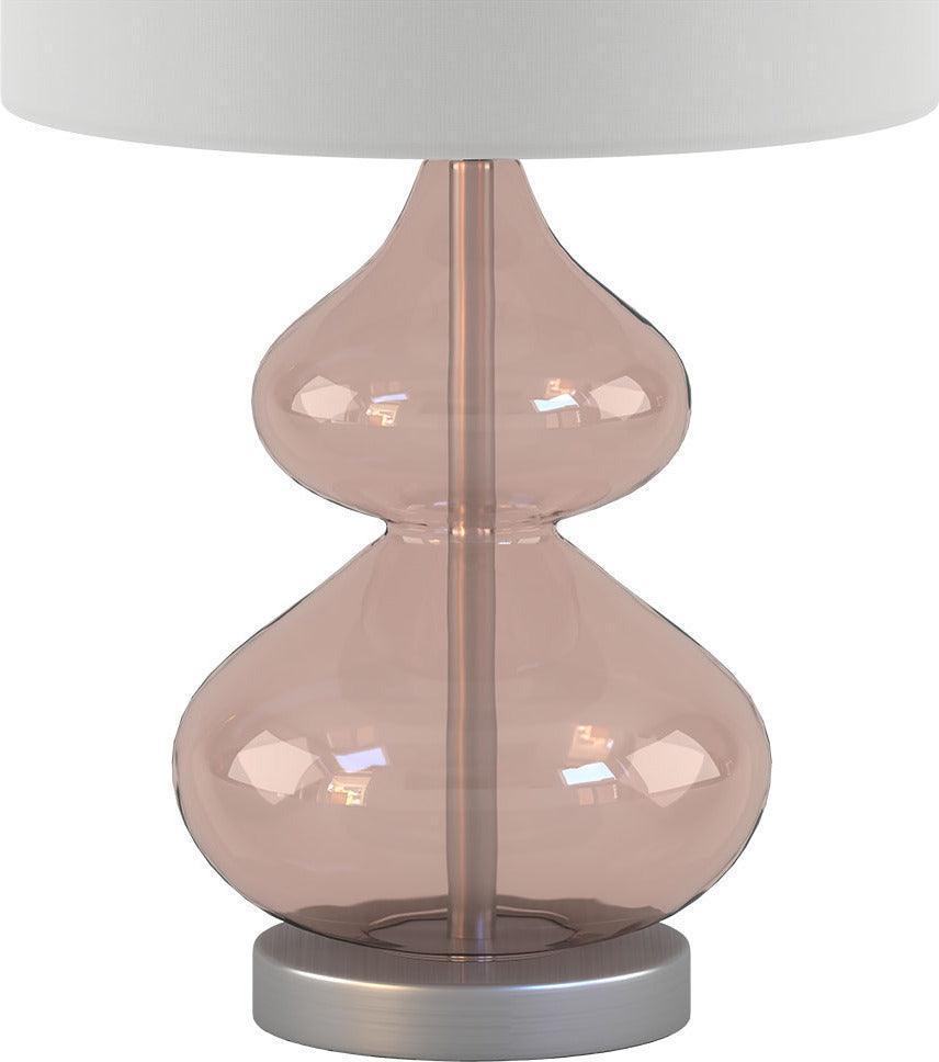 Olliix.com Table Lamps - Ellipse Table Lamp Pink (Set of 2)