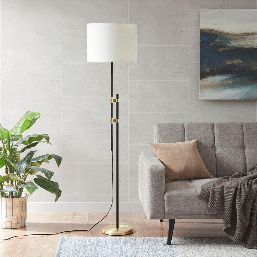Olliix.com Floor Lamps - Ellsworth Asymmetrical Floor Lamp Gold