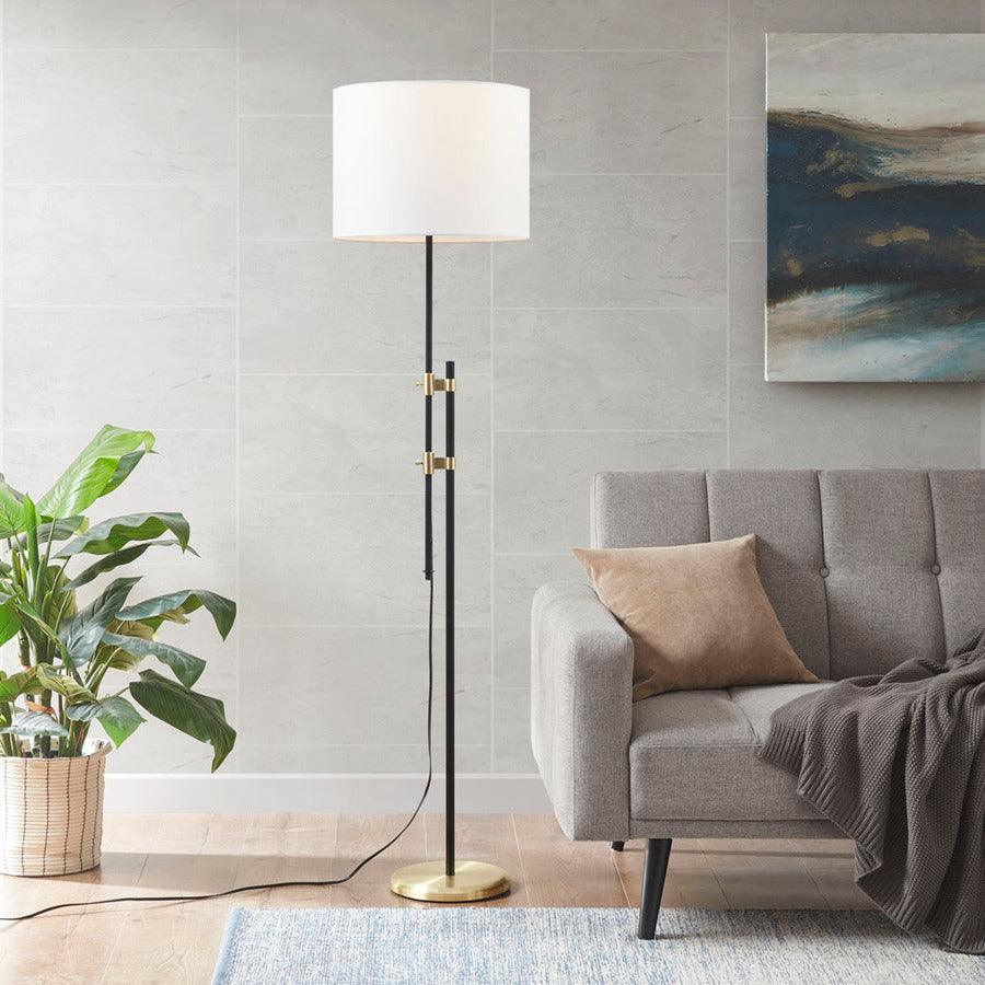 Olliix.com Floor Lamps - Ellsworth Asymmetrical Floor Lamp Gold