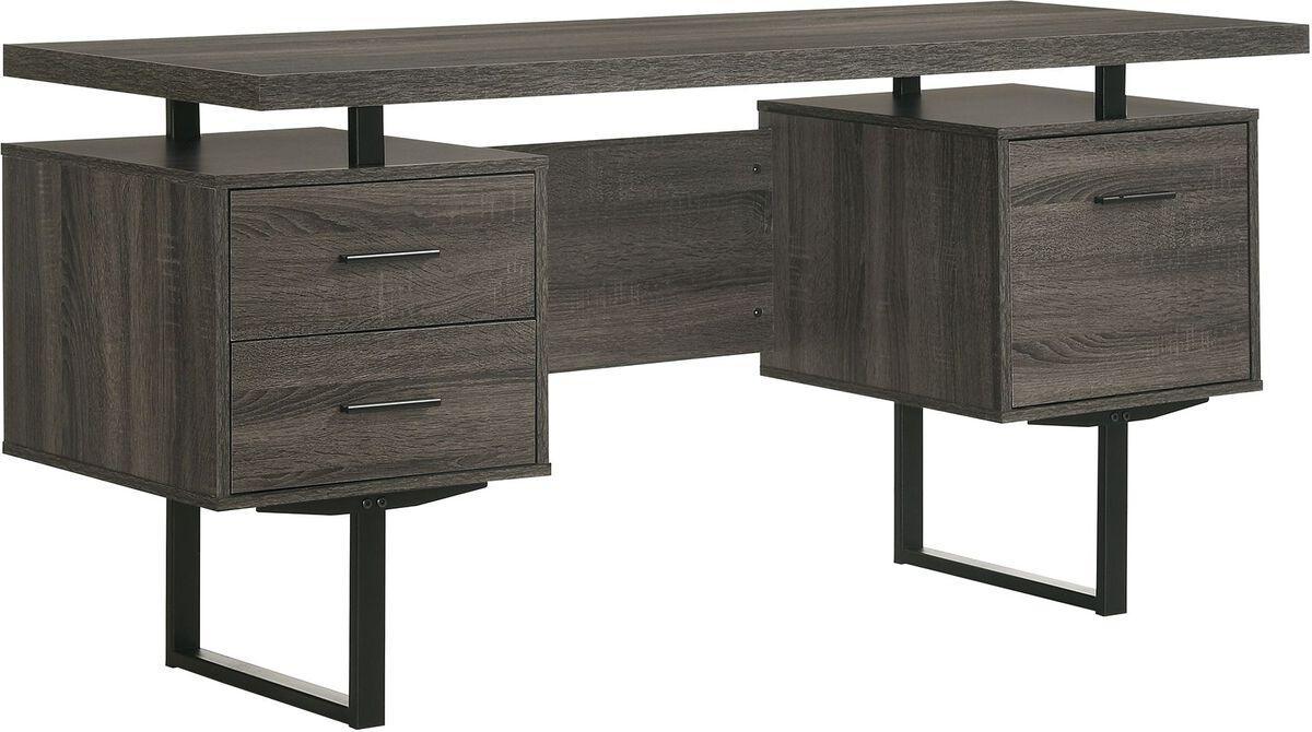 Elements Desks - Elwood Desk in Dark Grey